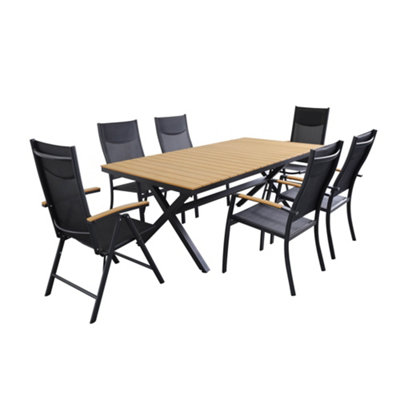 Outdoor Garden Venice 2m Folding Dining Collection