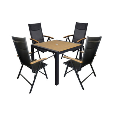 Outdoor Garden Venice 90cm Folding Dining Collection