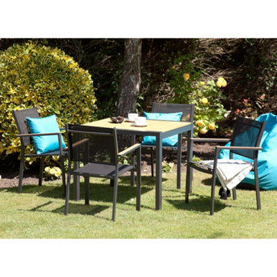 Outdoor Garden Venice 90cm Stacking Dining Collection