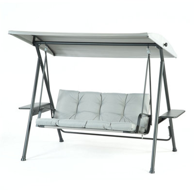 Outdoor Garden Virgo Swing in Grey