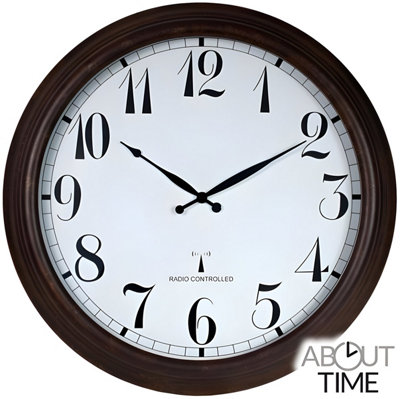 Outdoor Garden Wall Clock Perfect Time Radio Controlled 57.5cm - 3