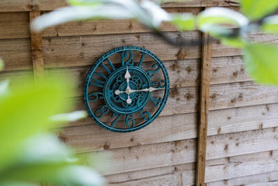Outdoor Garden Wall Mechanical Clock - 4
