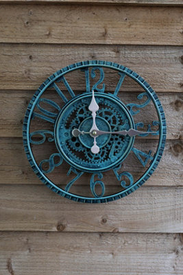 Outdoor Garden Wall Mechanical Clock - 5