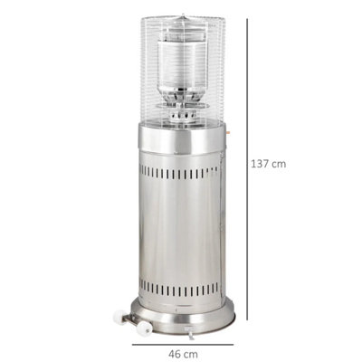 Outdoor Gas Patio Warmth 10KW Freestanding Bullet Style Warmth - 4