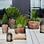 Outdoor Hampton Bowl Planter (Set of 2) - Metal - L54 x W54 x H35 cm - Copper