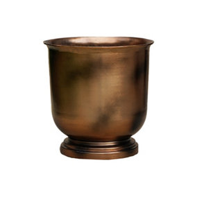 Outdoor Hampton Urn - Metal - L31.5 x W31.5 x H40 cm - Copper