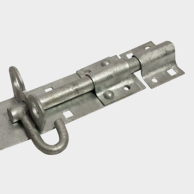 Shop gate latches.