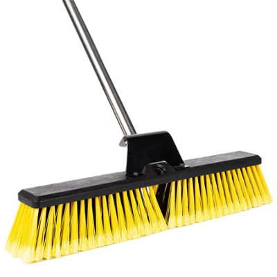 Outdoor Heavy Duty Garden Broom with Stiff Bristles