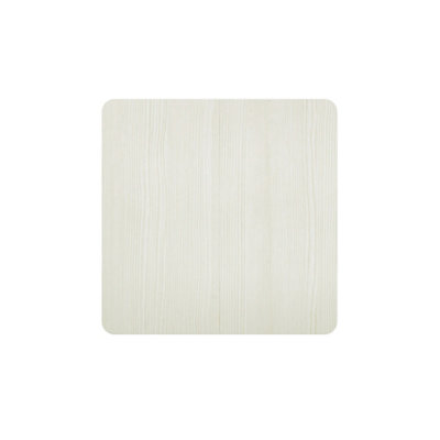 Outdoor Heavy Duty Square White Wooden Tabletop Folding Table with Metal Leg 70X70CM