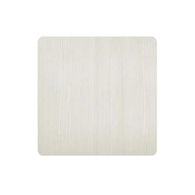 Outdoor Heavy Duty Square White Wooden Tabletop Folding Table with Metal Leg 800 x 800 mm