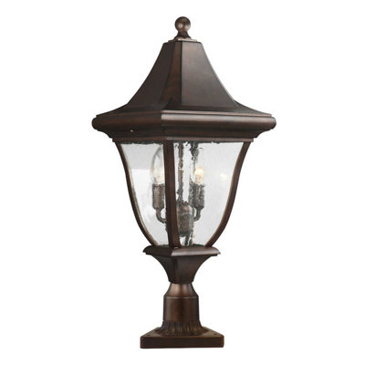 Oil rubbed bronze store lamp post