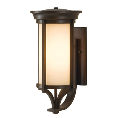 Outdoor IP44 Wall Light Heritage Bronze LED E27 100W