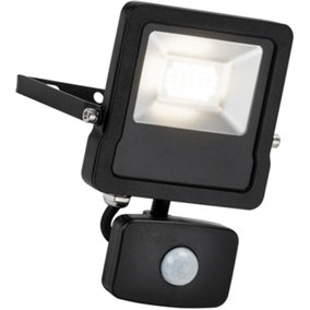 Outdoor IP65 Automatic Floodlight - 20W Cool White LED - PIR Sensor - 1600 Lumen