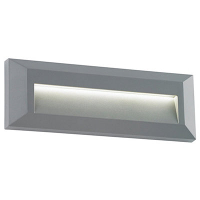 Outdoor IP65 Pathway Guide Light - Indirect 2W Warm White LED - Gray ...