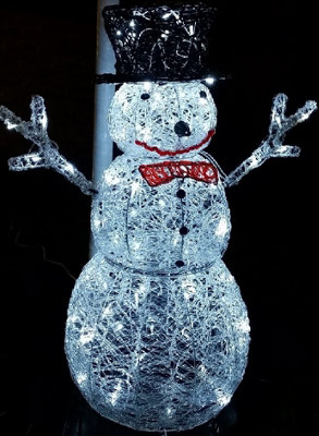 Outdoor LED Christmas Snowman Garden Lighting Decoration - 74cm Price Comparisons | Compare The Build