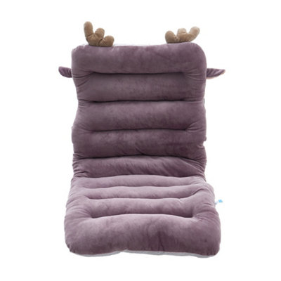 Outdoor Light Purple Garden Sofa Cushion Chair Cushions Patio Seat Pads with Straps Seat Pads 100cm L x 45cm W