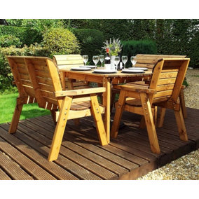 Wooden Non foldable Garden furniture sets Garden furniture B Q