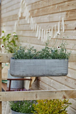 Outdoor Matlock Metal Window Box H23Cm W50Cm