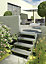 Outdoor Metal Staircase Gardentop 4 tread Dolle