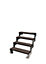 Outdoor Metal Staircase TRIMAX Brown 4 Tread Dolle