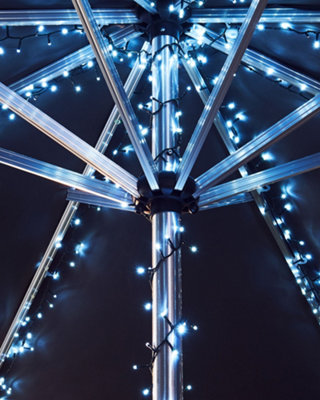 Outdoor Multi-Function 480 LED Ice White Christmas String Lights