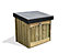 Outdoor Parcel Storage Box - L52 x W67 x H68 cm - Minimal Assembly Required