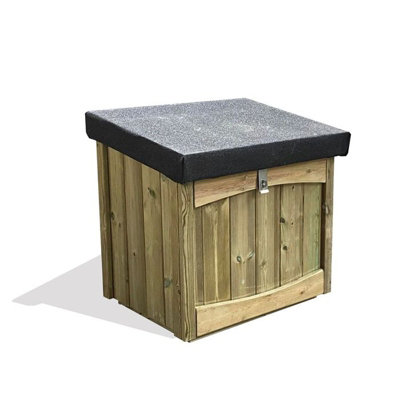 Outdoor Parcel Storage Box - L52 x W67 x H68 cm - Minimal Assembly Required - 3