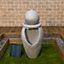 Outdoor Patio Decking Freestanding Solar Powered Round Ball Vase Garden Water Feature Eco Friendly