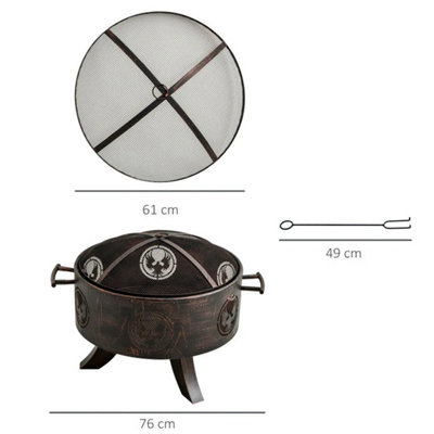 Outdoor Patio Warmth with Screen Cover (Bronze Tone) - 4