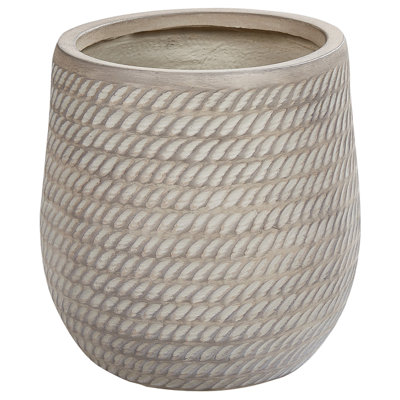 Outdoor Plant Pot 27 cm Taupe LIVADIA
