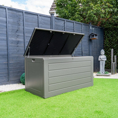 Outdoor Plastic Garden Storage Deck Box 680L - Cushion, Toy, Tool ...