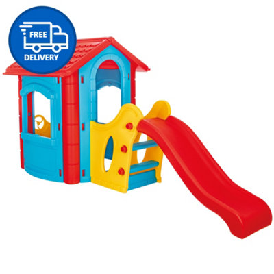 Outdoor Playhouse With Slide by Laeto Summertime Days - FREE DELIVERY INCLUDED