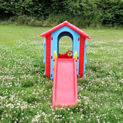 Outdoor Playhouse With Slide by Laeto Summertime Days - FREE DELIVERY INCLUDED