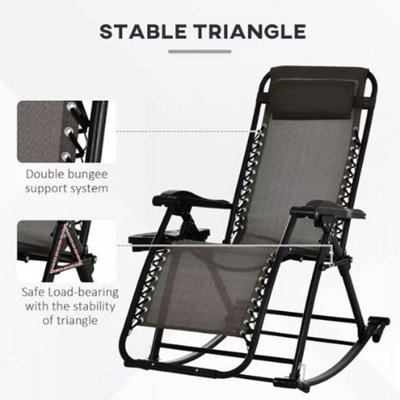 Outdoor Rocking Chair Recliner / The Ultimate Sun Lounger - 5