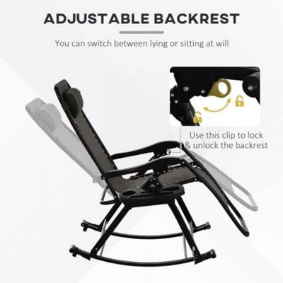 Outdoor Rocking Chair Recliner / The Ultimate Sun Lounger - 6