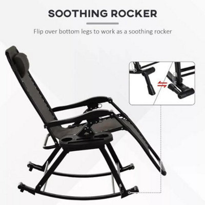 Outdoor Rocking Chair Recliner / The Ultimate Sun Lounger - 7