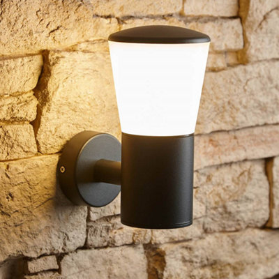 Outdoor Round Lantern Wall Light