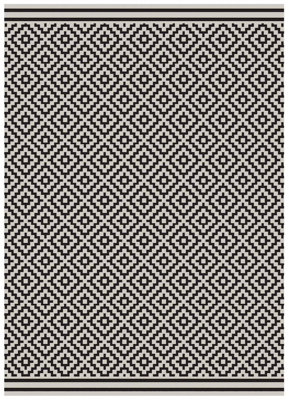 Outdoor Rug, Geometric Rug, Stain-Resistant Rug, 4mm Thick Outdoor Rug, Flatweave Rug, Modern Outdoor Rug-120cm X 170cm