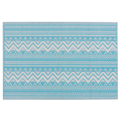 Outdoor Rug NAGPUR 120 x 180 cm Turquoise