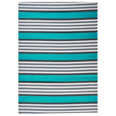 Outdoor Rug SAUGOR 120 x 180 cm Turquoise