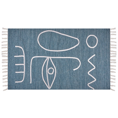 Outdoor Rug YAVU 80 x 150 cm Blue