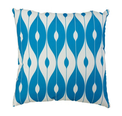 Outdoor Scatter Cushions 12" x 12" Light Blue pattern