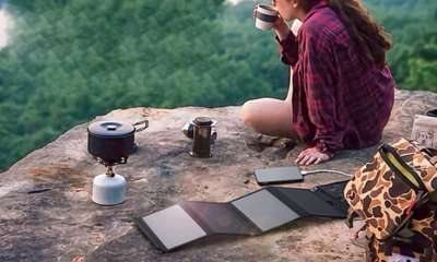 Outdoor Solar Charger Folding Bag - 3