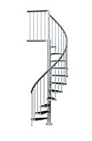 Outdoor Sprial Staircase Dolle Toronto 125cm