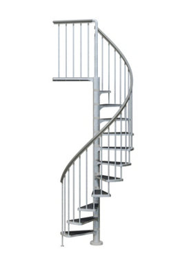 Outdoor Sprial Staircase Dolle Toronto 185cm
