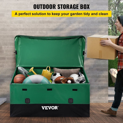 Outdoor Storage Box Patio Deck Box 567.8 L Waterproof PE Tarpaulin