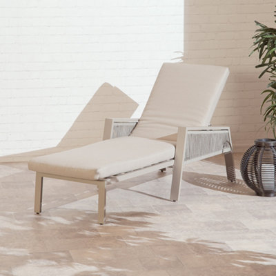Outdoor Stylish Hopetown Rope Sun Lounger