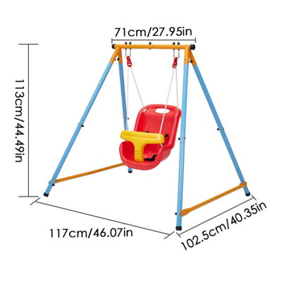 Baby outdoor swing set deals