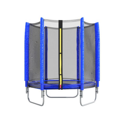 Outdoor Trampoline with Safety Enclosure for Kids Entertainment 5Ft Dia