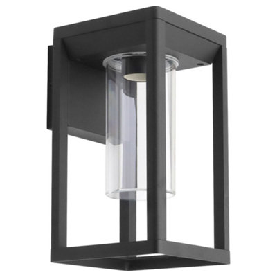 Outdoor Wall Light Lantern Clear Diffuser Rectangular Lantern ZLC376 ...
